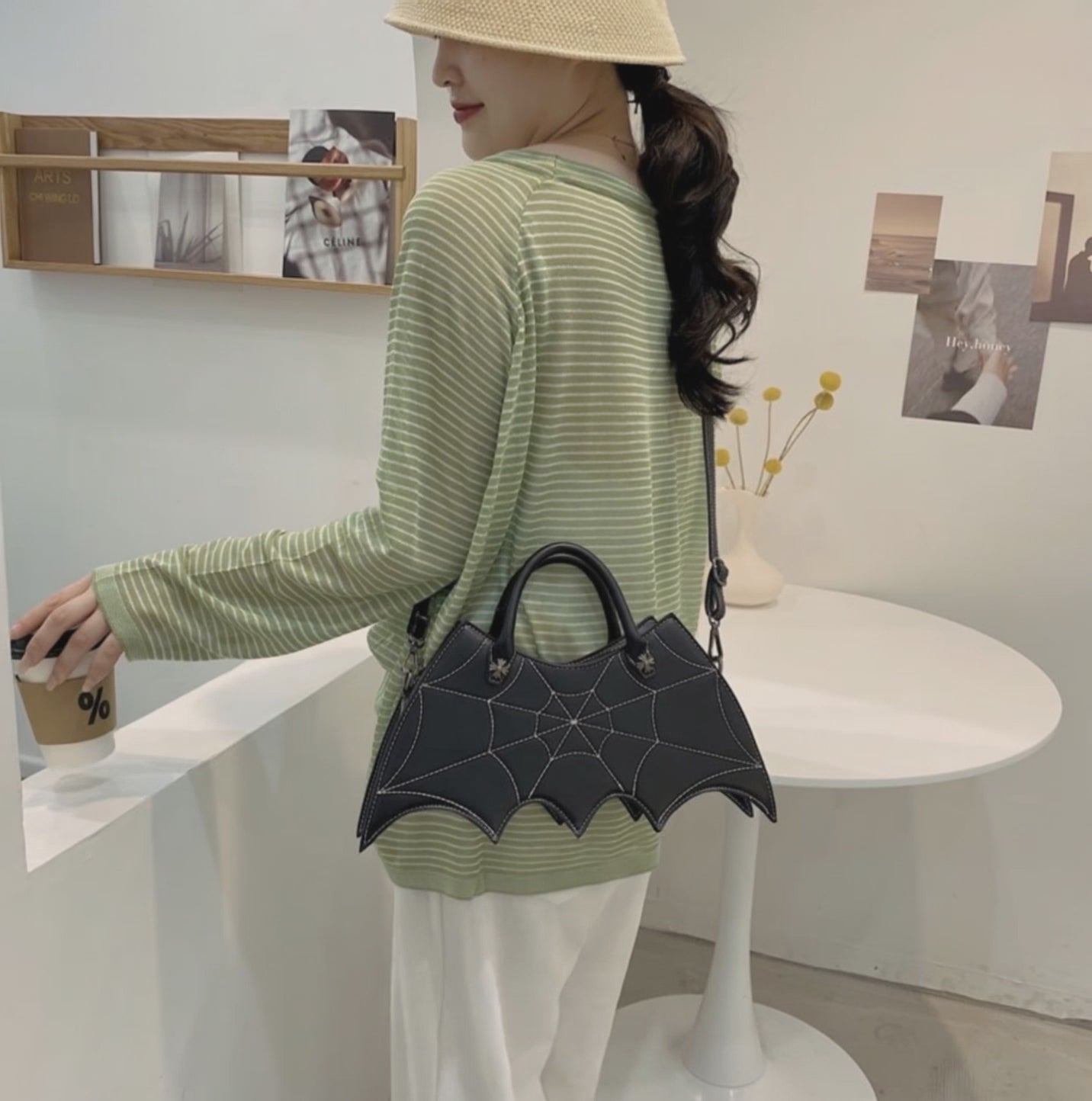 Spider Web Crossbody Bag